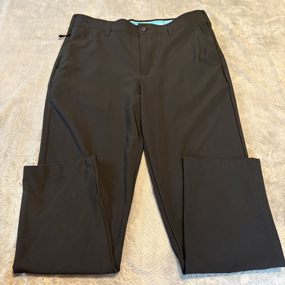 Birdie Bound Pants Mens 32x30 Black Stretch Flex Performance Golf Chino